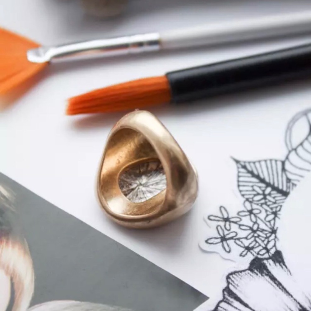 🆕 NIKA Abstract Face Ring - Picture 6 of 8